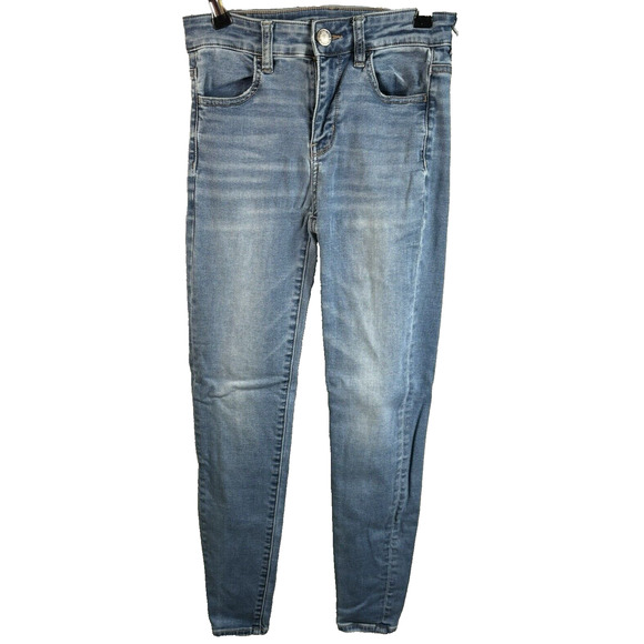 American Eagle Outfitters Denim - American Eagle Next Level Stretch Hi-Rise Jeggings Women's Size 4 Short Blue